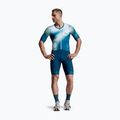 Kombinezon triathlonowy męski 2XU Aero Hex Sleeved jelly mint/majol 3