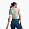 Kombinezon triathlonowy damski 2XU Aero Hex Sleeved jelly mint/majol 4
