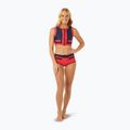 Góra od stroju kąpielowego Rip Curl Coco Short Sleeve Vest red/dark blue 2