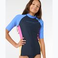 Koszulka do pływania dziecięca Rip Curl Block Party Rash Vest navy 4
