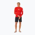 Longsleeve do pływania męski Rip Curl Waves Upf Perf lava red 2