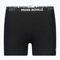 Bokserki termoaktywne damskie Mons Royale Hannah Merino Hot black