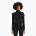 Longsleeve termoaktywny damski icebreaker 200 Oasis Half Zip black