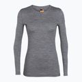 Bluza termoaktywna damska icebreaker 200 Oasis Crewe gritstone heather 5