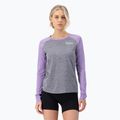 Bluza termoaktywna damska Mons Royale Icon Raglan grey heather/ lupin