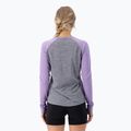 Bluza termoaktywna damska Mons Royale Icon Raglan grey heather/ lupin 3