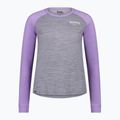 Bluza termoaktywna damska Mons Royale Icon Raglan grey heather/ lupin 4
