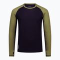 Longsleeve termoaktywny męski Mons Royale Temple Merino fern/black 3