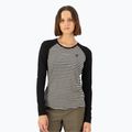 Longsleeve termoaktywny damski Mons Royale Icon Raglan mr stripe/black