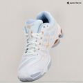 Buty do siatkówki damskie Mizuno Wave Voltage white/peach parfait/halogen blue 9