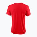 Koszulka tenisowa męska Wilson Team II High V-Neck team red 2