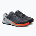 Buty do tenisa męskie Wilson Rush Pro Ace ebony/quarry/shocking orange 5