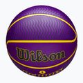 Piłka do koszykówki Wilson NBA Player Icon Outdoor Lebron violet rozmiar 7 5