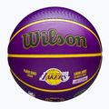 Piłka do koszykówki Wilson NBA Player Icon Outdoor Lebron violet rozmiar 7 6