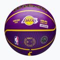 Piłka do koszykówki Wilson NBA Player Icon Outdoor Lebron violet rozmiar 7 7