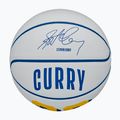 Piłka do koszykówki dziecięca Wilson NBA Player Icon Mini Curry white rozmiar 3