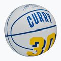 Piłka do koszykówki dziecięca Wilson NBA Player Icon Mini Curry white rozmiar 3 2