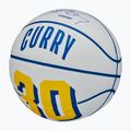 Piłka do koszykówki dziecięca Wilson NBA Player Icon Mini Curry white rozmiar 3 4