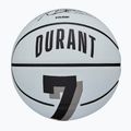 Piłka do koszykówki dziecięca Wilson NBA Player Icon Mini Durant grey rozmiar 3 2