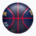 Piłka do koszykówki Wilson NBA Player Icon Outdoor Zion navy blue rozmiar 7 4