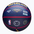 Piłka do koszykówki Wilson NBA Player Icon Outdoor Zion navy blue rozmiar 7 7