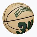 Piłka do koszykówki dziecięca Wilson NBA Player Icon Mini Giannis green/beige rozmiar 3 3