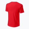 Koszulka tenisowa męska Wilson Script Eco Cotton Tee wilson red 2