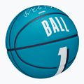 Piłka do koszykówki dziecięca Wilson NBA Player Icon Mini Lamelo blue rozmiar 3 3