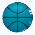 Piłka do koszykówki dziecięca Wilson NBA Player Icon Mini Lamelo blue rozmiar 3 5