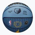 Piłka do koszykówki Wilson NBA Player Icon Outdoor Morant blue rozmiar 7 5
