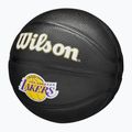 Piłka do koszykówki dziecięca Wilson NBA Team Tribute Mini Los Angeles Lakers black rozmiar 3 3