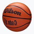 Piłka do koszykówki dziecięca Wilson NBA JR Drv Fam Logo brown rozmiar 5 3