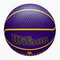 Piłka do koszykówki Wilson NBA Player Icon Outdoor Lebron blue rozmiar 7 4