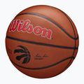 Piłka do koszykówki Wilson NBA Team Alliance Toronto Raptors brown rozmiar 7 3