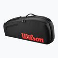 Torba tenisowa Wilson Clash V3 Super Tour 3PK black/ infrared 2