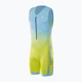 Kombinezon triathlonowy męski Synergy Elite Sleeveless Trisuit mint/yellow