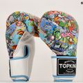 Rękawice bokserskie Top King Boxing Culture white/blue 7