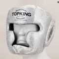 Kask bokserski Top King Super Star white/silver 7