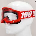 Gogle rowerowe 100% Accuri 2 neon/red/clear 7