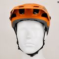Kask rowerowy MET Terranova orange/ titanium metalic matt 9