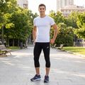 Legginsy treningowe męskie Joma Record 3/4 black 7
