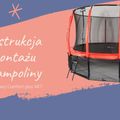 Trampolina ogrodowa Jumpi Maxy Comfort Plus 374 cm pomarańczowa 3