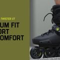 Rolki męskie Rollerblade Twister XT black/lime 14