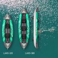 Kajak pompowany 3-osobowy Aqua Marina Laxo Recreational Kayak 12'6" dark green 19