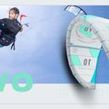 Latawiec kitesurfingowy DUOTONE Evo light grey/blue 4