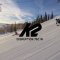 Narty zjazdowe damskie K2 Disruption 76C W + wiązania 10 Compact Quikclik Free 12