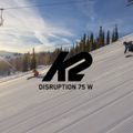 Narty zjazdowe damskie K2 Disruption 75 W + wiązania 10 Quikclik Free 20