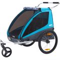 Przyczepka rowerowa dwuosobowa Thule Coaster XT Bike Trailer+Stroll zielona 10101820 11