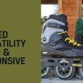 Rolki męskie Rollerblade RB 110 3WD black/saffron yellow 15
