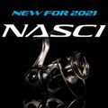 Kołowrotek spinningowy Shimano Nasci FC silver 5